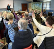 Seated exercise attendees